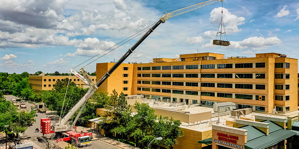 RMS Mobile Cranes Hospital Chiller Lift