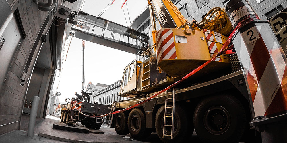RMS Mobile Cranes 40,000 lb Pedestrian Bridge